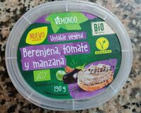 Untable Vegetal. Berenjena, tomate y manzana