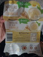 Natillas de soja sabor vainilla