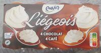 Liégeois 4 chocolats 4 cafés