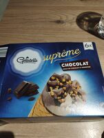 Cône de glace Chocolat sauce au chocolat et nougatine
