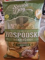 Tradiční hospodské brambůrky česnekové