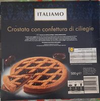 Crostata con confettura di ciliegie