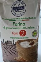 Farina di grano tenero 100% italiano tipo 2 macinata a pietra