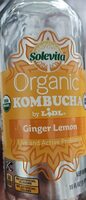 Organic Kombucha Ginger Lemon