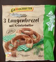 Laugenbrezel mit Kräuterbutter