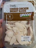 Simply Cooked Chicken Breast Slices