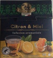 Infusion aromatisée citron & miel