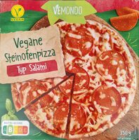 Vegane Steinofenpizza Typ Salami