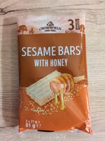 Sesame bars with honey