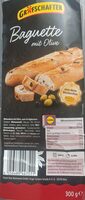 Baguette mit Olive