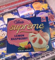 Suprême Framboise-Citron Ice Cream Cones