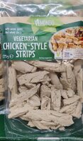 Vegetarian chicken-style strips