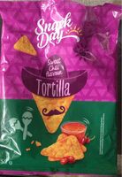 Sweet chilli flavour tortilla