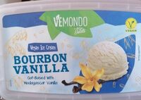 Helado de vainilla vegano