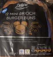 Mini Brioche burger buns