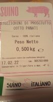 Stuzzichini di prosciutto cotto panati