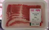 Pancetta di suino a fette