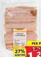 Kipfilet Flinterdun gesneden