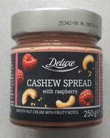Cashew spread with raspberry