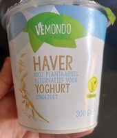 Haver 100% plantaardig alternatief voor yoghurt ongezoet