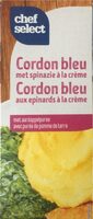 Cordon bleu aux épinards et à la crème