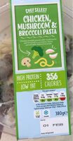 Chicken mushroom broccoli pasta