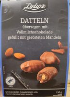 Datteln Vollmilchschokolade Mandeln