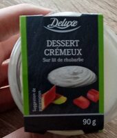 Dessert crémeux rhubarbe