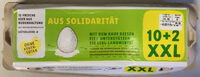 12 fische Eier aus Bodenhaltung