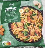 Spätzle-Pfanne mit Hähnchen und Gemüse