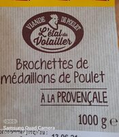 Médaillons de poulet à la provencale