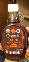 Organic maple syrup