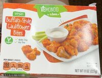 Buffalo style cauliflower bites
