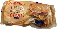 4 pains burger géant nature