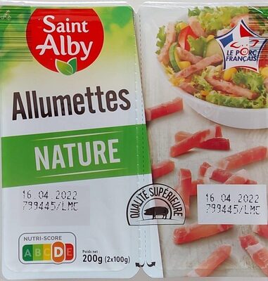 Allumettes Nature 2 x 100 g
