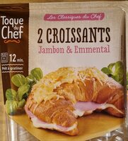 2 Croissants jambon & emmental