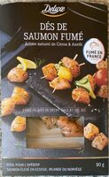 Dés de saumon fumé