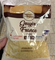 Gruyère france rapé au lait cru