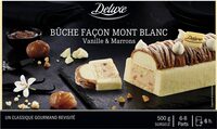 Bûche façon mont blanc