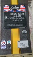 Smoked honey cured streaky bacon rashers