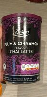 Plum and Cinnamon Flavour Chai Latte
