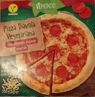 Pizza diavola vegetariana