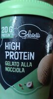 High proteine gelato alla nocciola