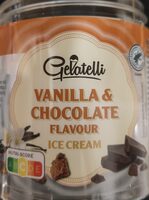 Vanilla & chocolate flavour ice cream