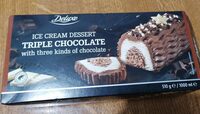 Ice cream dessert TRIPLE CHOCOLATE
