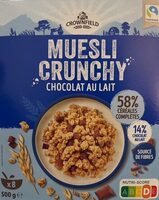 Muesli Crunchy Chocolat au lait