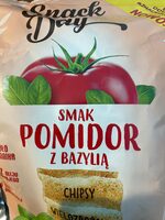 Chipsy wielozbożowe smak pomidor z bazylią