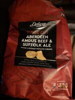 CROWNFIELD POTATO 3 Hand Cooked Deluxe RIDGE CUT A