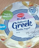 Greek yogurt 0% Milbona