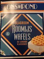 Roomijs wafels